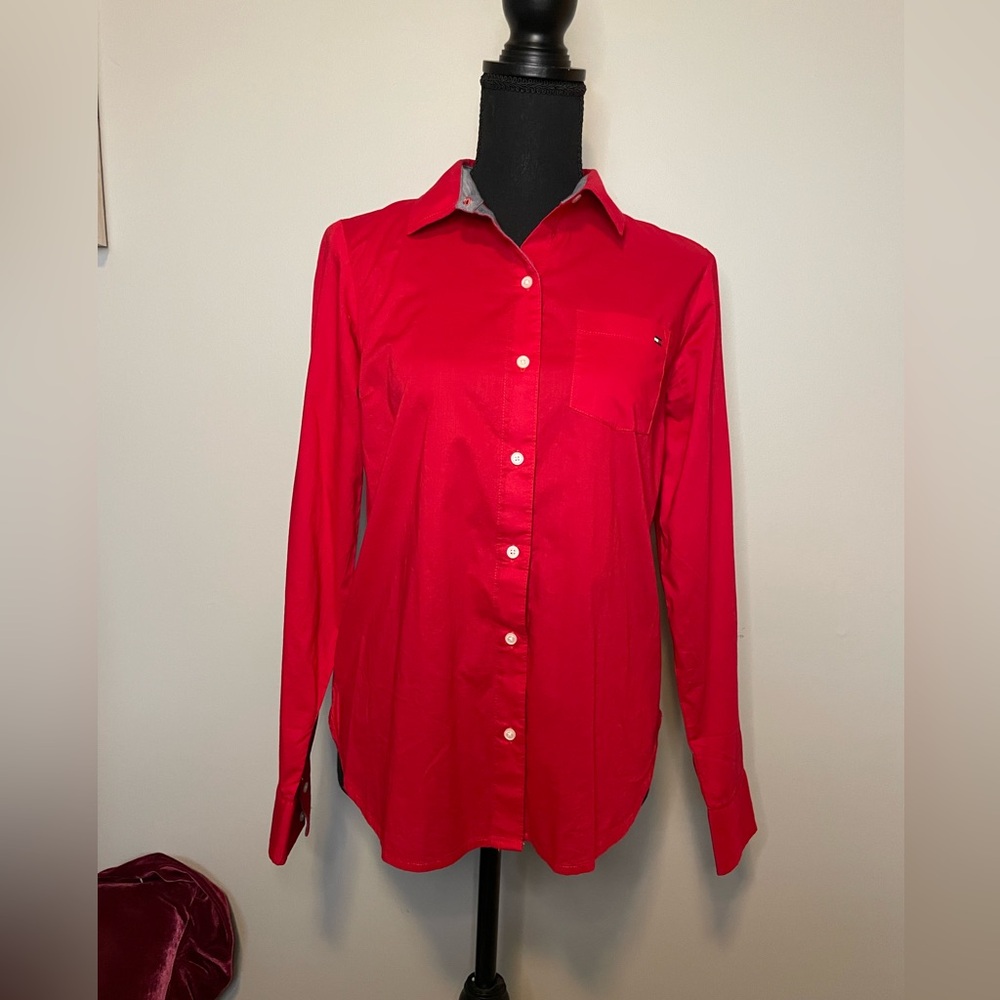 Tommy Hilfiger Women’s Long Sleeve Button-Down